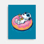 Donut Worry Be Happy-None-Stretched-Canvas-Gamma-Ray