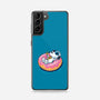 Donut Worry Be Happy-Samsung-Snap-Phone Case-Gamma-Ray