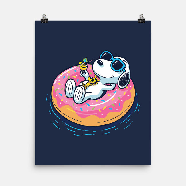 Donut Worry Be Happy-None-Matte-Poster-Gamma-Ray