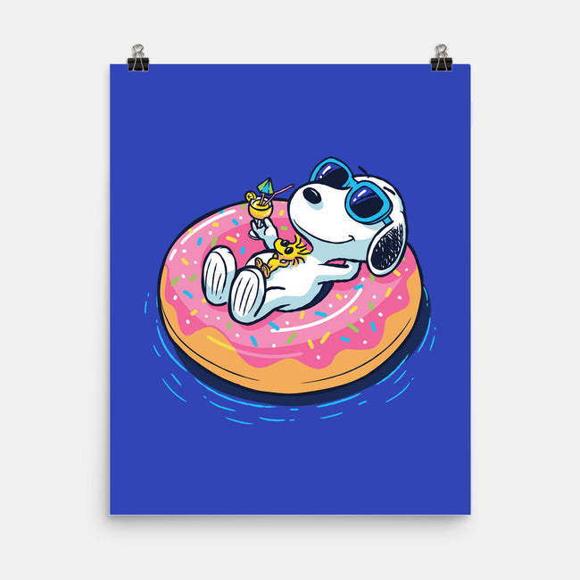 Donut Worry Be Happy-None-Matte-Poster-Gamma-Ray