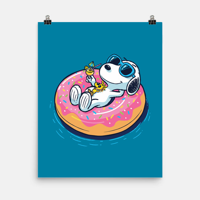 Donut Worry Be Happy-None-Matte-Poster-Gamma-Ray