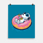 Donut Worry Be Happy-None-Matte-Poster-Gamma-Ray