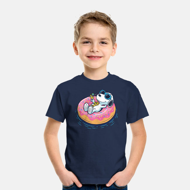 Donut Worry Be Happy-Youth-Basic-Tee-Gamma-Ray