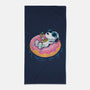 Donut Worry Be Happy-None-Beach-Towel-Gamma-Ray