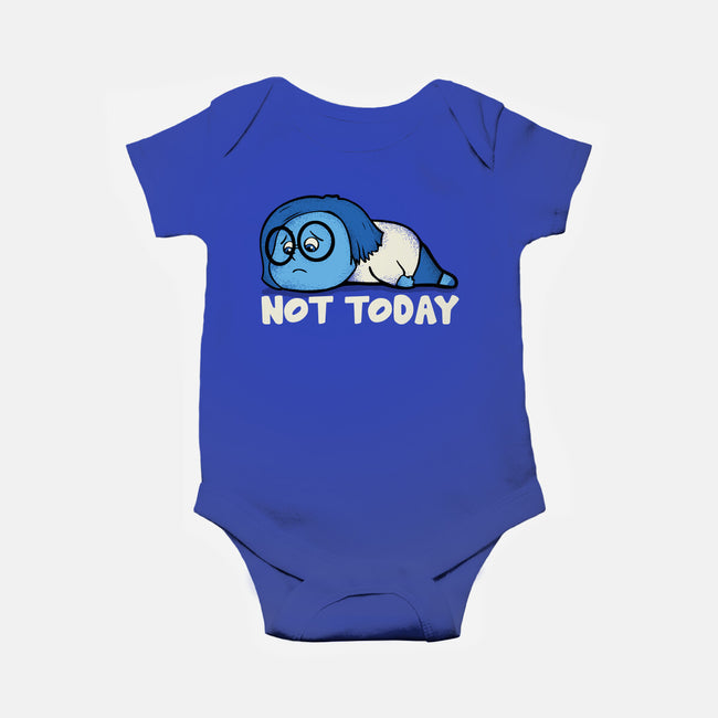 Sad Today-Baby-Basic-Onesie-turborat14