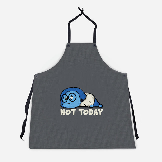 Sad Today-Unisex-Kitchen-Apron-turborat14