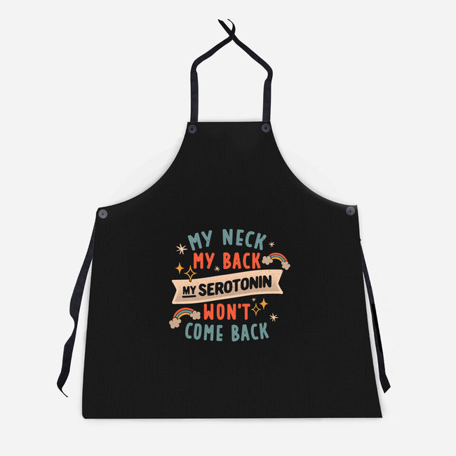 My Serotonin Wont Come Back-Unisex-Kitchen-Apron-koalastudio