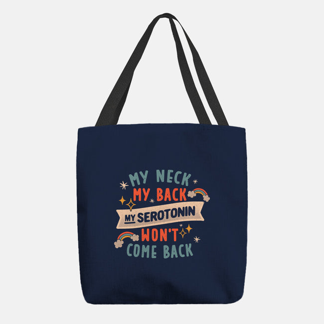 My Serotonin Wont Come Back-None-Basic Tote-Bag-koalastudio