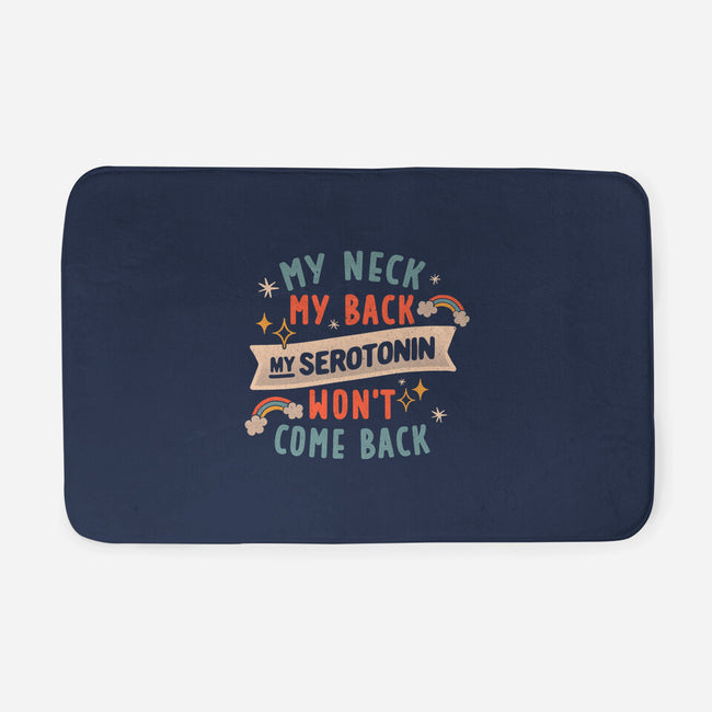 My Serotonin Wont Come Back-None-Memory Foam-Bath Mat-koalastudio