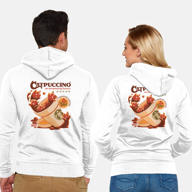 Ameowzing Flavour-Unisex-Zip-Up-Sweatshirt-worlddominationforcats