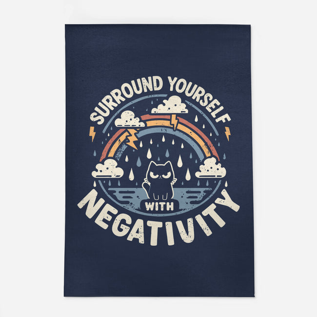 Surround Yourself With Negativity-None-Indoor-Rug-BridgeWalker