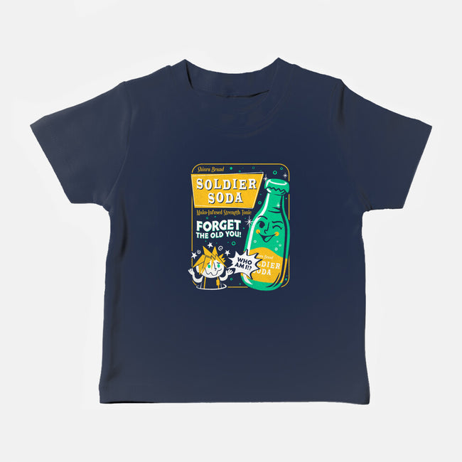 Soldier Soda-Baby-Basic-Tee-Aarons Art Room