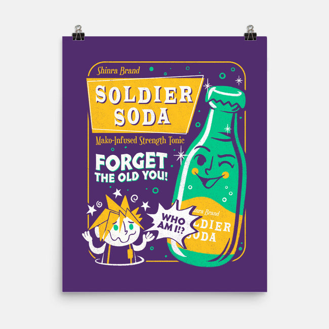 Soldier Soda-None-Matte-Poster-Aarons Art Room