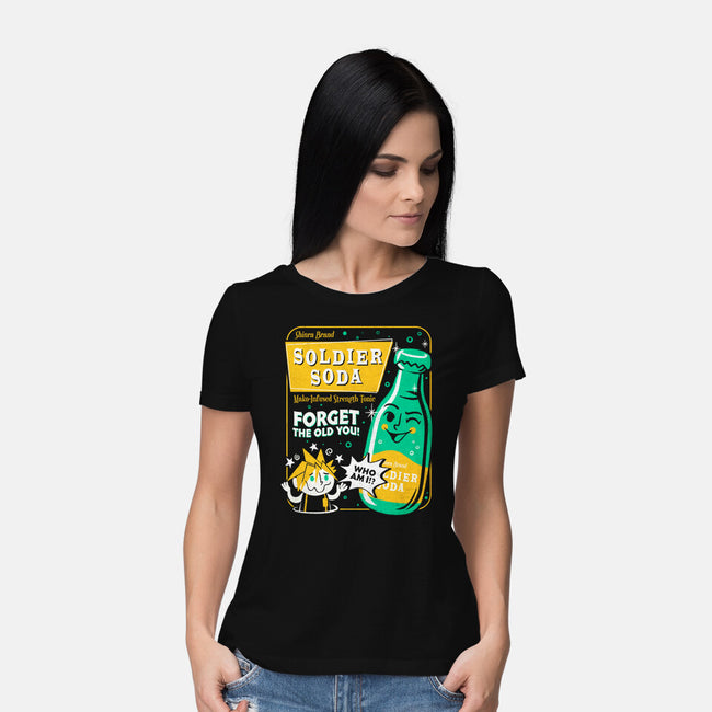 Soldier Soda-Womens-Basic-Tee-Aarons Art Room