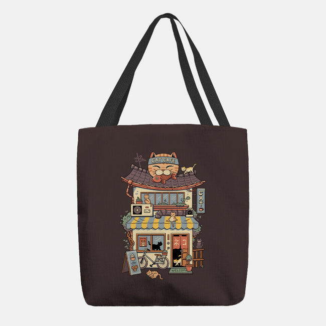 Cat Cafe-None-Basic Tote-Bag-vp021