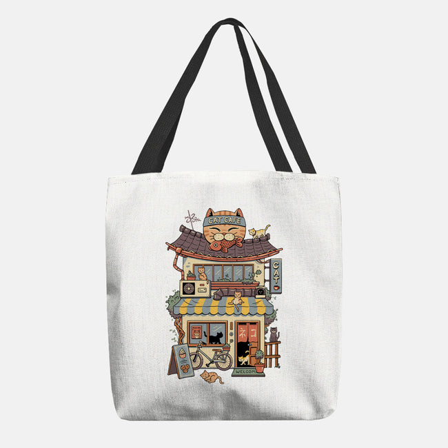 Cat Cafe-None-Basic Tote-Bag-vp021