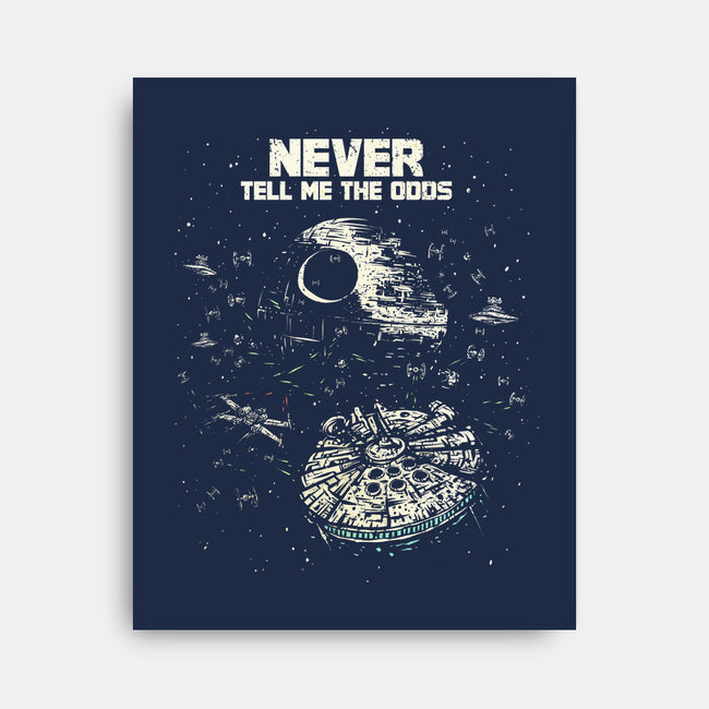 Never Tell Me The Odds-None-Stretched-Canvas-kg07