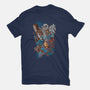 Villains Clash-Mens-Heavyweight-Tee-Skullpy