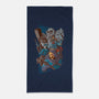 Villains Clash-None-Beach-Towel-Skullpy