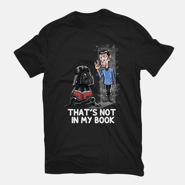 Not In My Book-Womens-Fitted-Tee-zascanauta