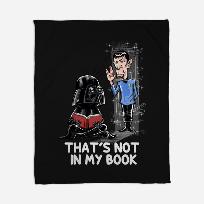 Not In My Book-None-Fleece-Blanket-zascanauta