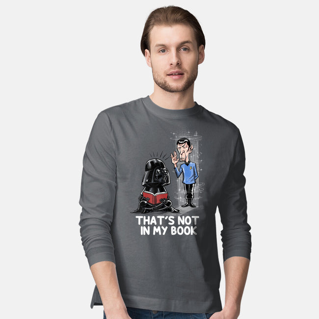 Not In My Book-Mens-Long Sleeved-Tee-zascanauta