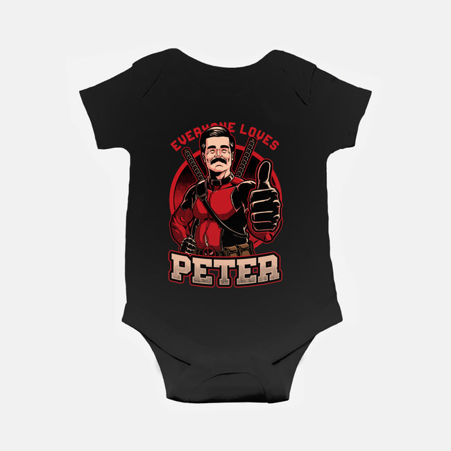 Peter Love Dead Hero-Baby-Basic-Onesie-Studio Mootant