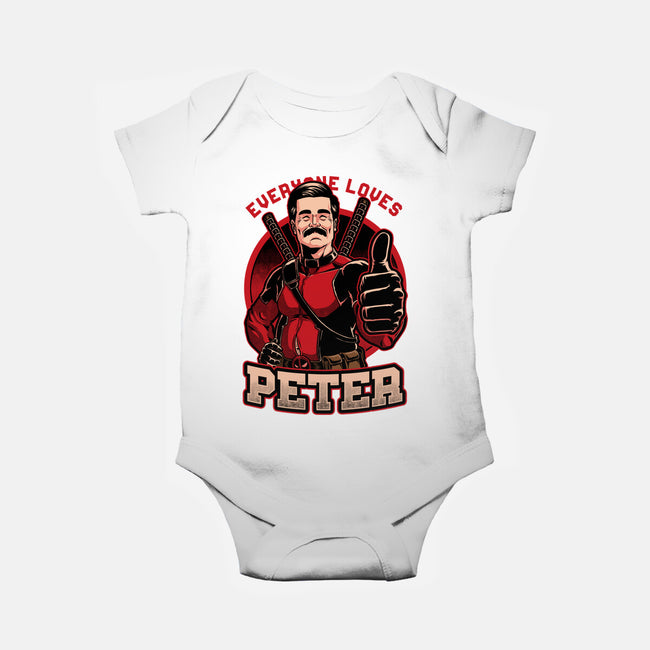 Peter Love Dead Hero-Baby-Basic-Onesie-Studio Mootant