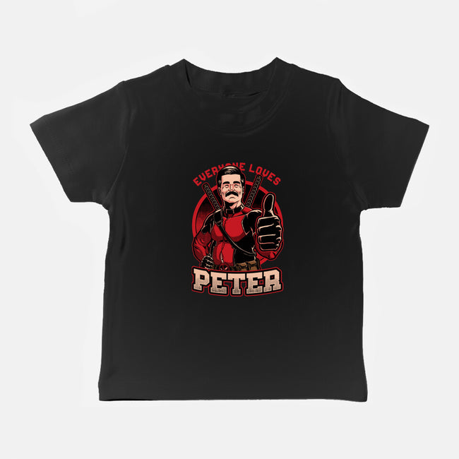 Peter Love Dead Hero-Baby-Basic-Tee-Studio Mootant