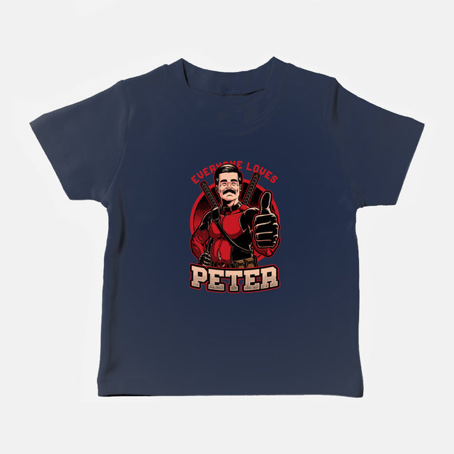 Peter Love Dead Hero-Baby-Basic-Tee-Studio Mootant