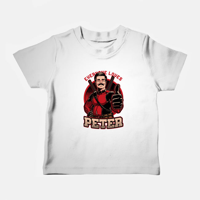 Peter Love Dead Hero-Baby-Basic-Tee-Studio Mootant