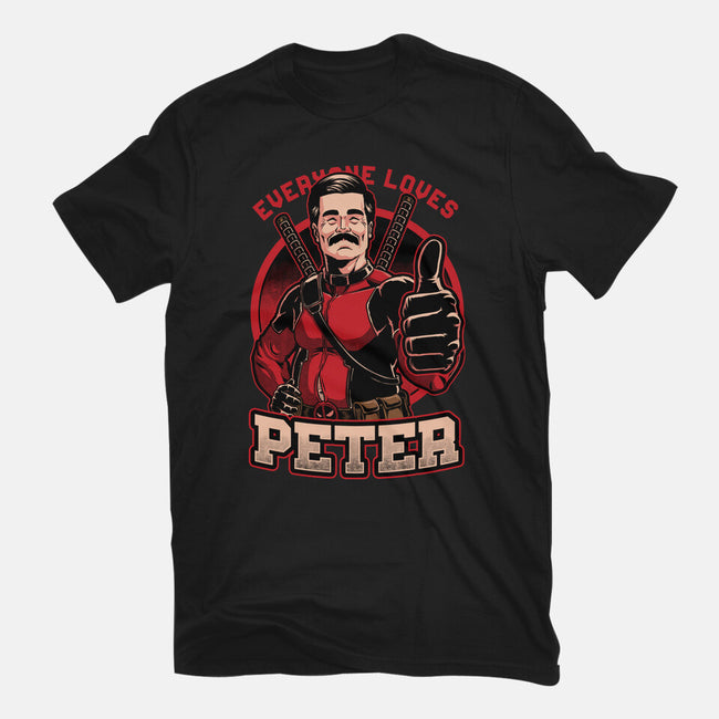 Peter Love Dead Hero-Unisex-Basic-Tee-Studio Mootant