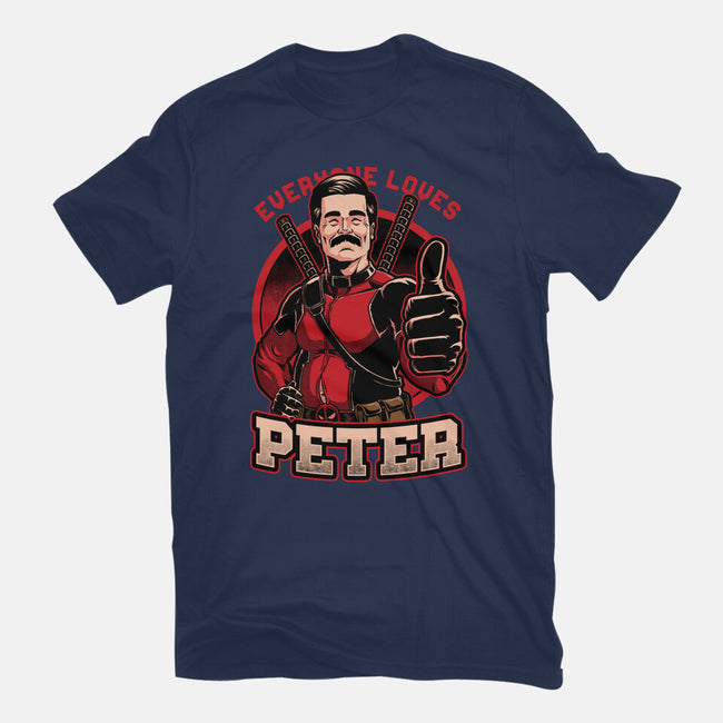 Peter Love Dead Hero-Unisex-Basic-Tee-Studio Mootant