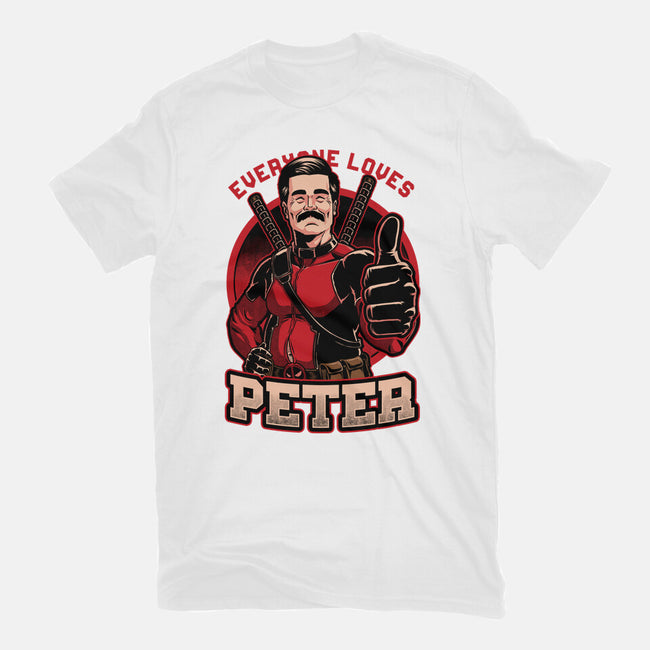 Peter Love Dead Hero-Mens-Basic-Tee-Studio Mootant