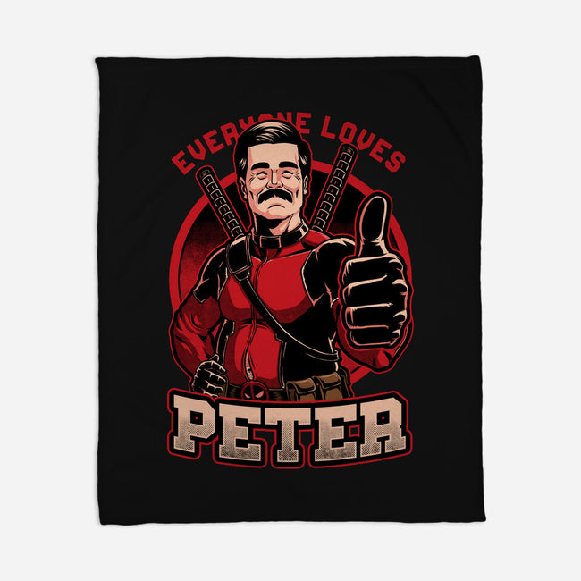 Peter Love Dead Hero-None-Fleece-Blanket-Studio Mootant