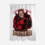 Peter Love Dead Hero-None-Polyester-Shower Curtain-Studio Mootant