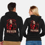 Peter Love Dead Hero-Unisex-Zip-Up-Sweatshirt-Studio Mootant