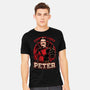 Peter Love Dead Hero-Mens-Heavyweight-Tee-Studio Mootant