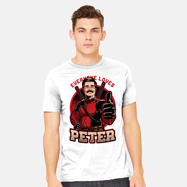 Peter Love Dead Hero-Mens-Heavyweight-Tee-Studio Mootant