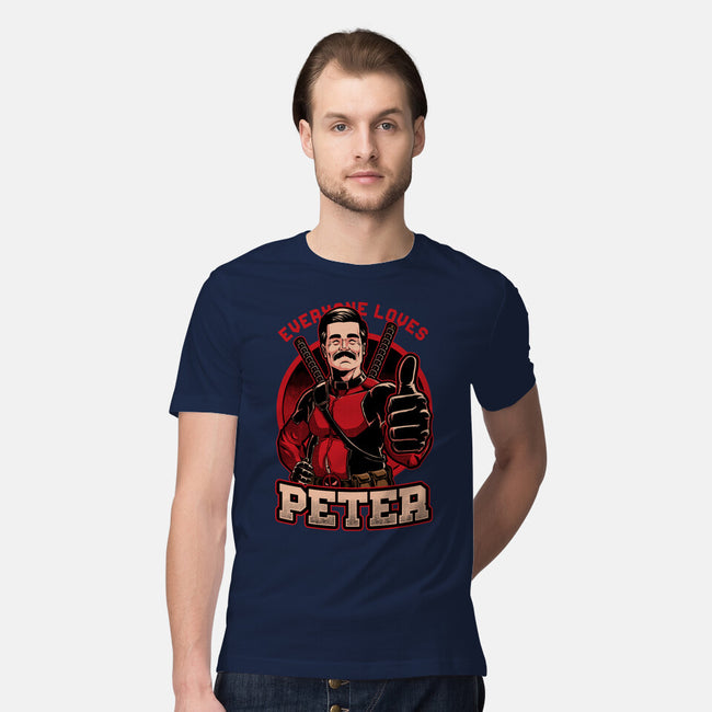 Peter Love Dead Hero-Mens-Premium-Tee-Studio Mootant