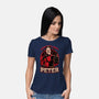 Peter Love Dead Hero-Womens-Basic-Tee-Studio Mootant