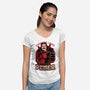 Peter Love Dead Hero-Womens-V-Neck-Tee-Studio Mootant