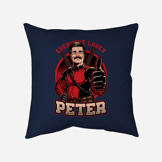 Peter Love Dead Hero-None-Removable Cover-Throw Pillow-Studio Mootant