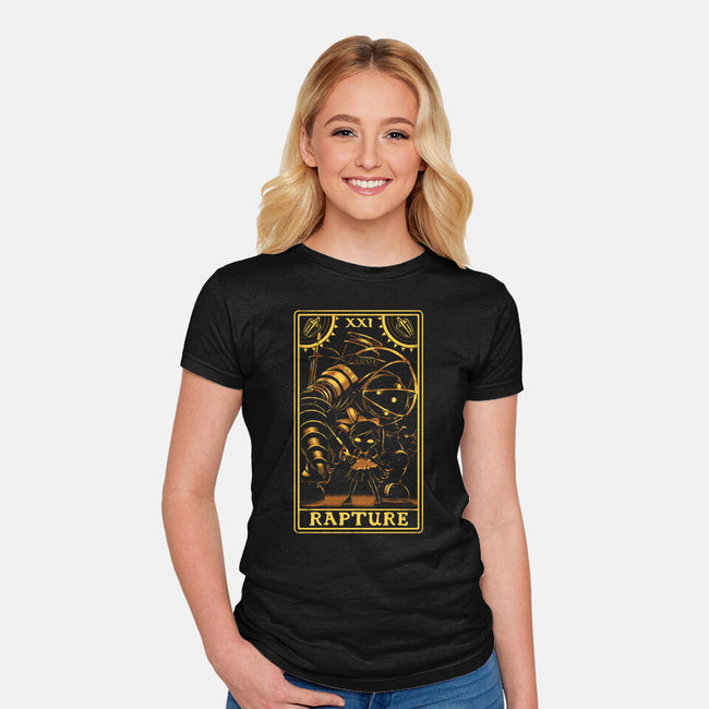 Rapture Tarot Card-Womens-Fitted-Tee-naomori