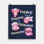 Axolotl Simple Life-None-Matte-Poster-NemiMakeit