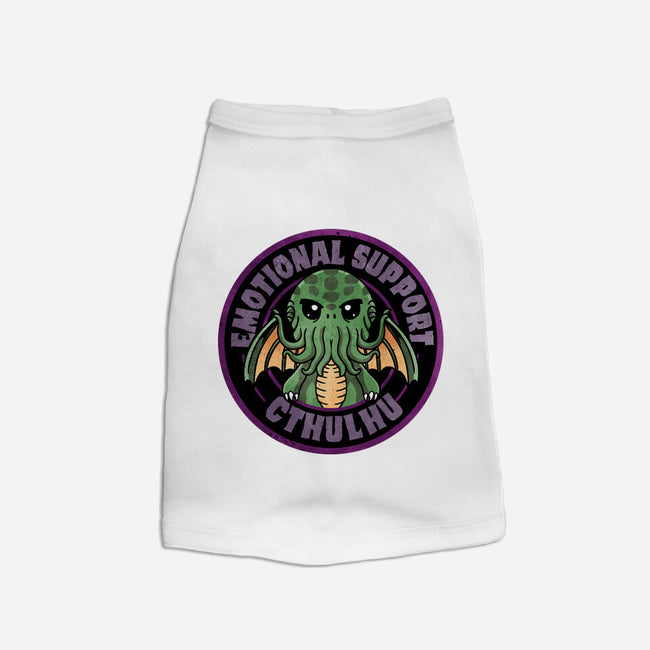 Emotional Support Cthulhu-Dog-Basic-Pet Tank-fanfreak1