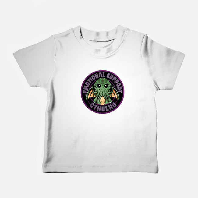 Emotional Support Cthulhu-Baby-Basic-Tee-fanfreak1