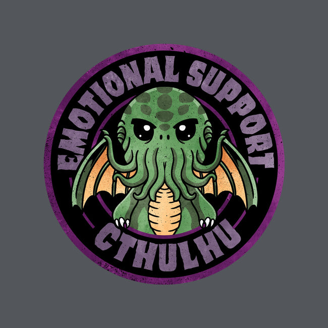 Emotional Support Cthulhu-None-Non-Removable Cover w Insert-Throw Pillow-fanfreak1