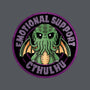 Emotional Support Cthulhu-None-Non-Removable Cover w Insert-Throw Pillow-fanfreak1