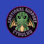 Emotional Support Cthulhu-None-Non-Removable Cover w Insert-Throw Pillow-fanfreak1